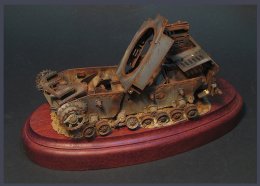 Модель уничтоженного танка