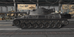 Модель танка Леопарт 1 в высоком разрешении