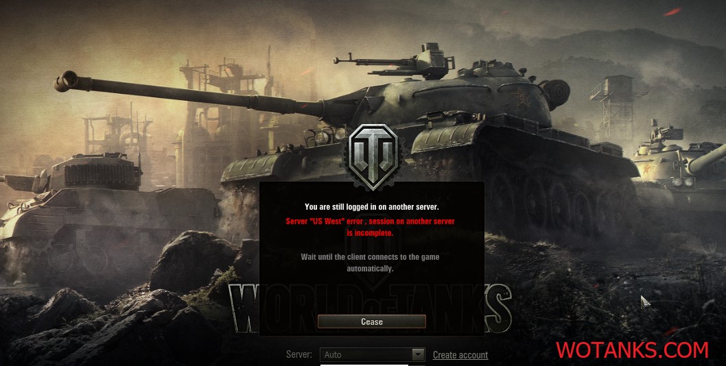 Почему выкидывает из World of Tanks