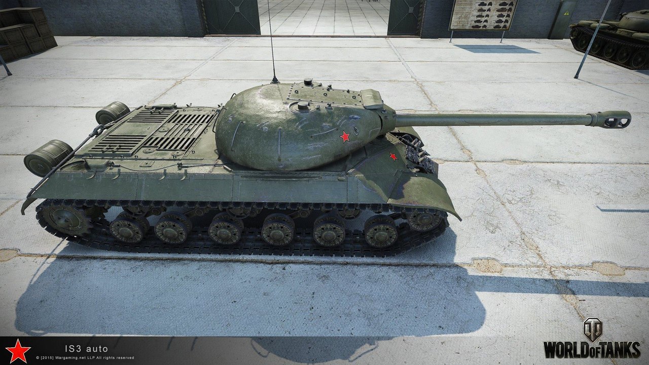 Рендер танка ИС-3