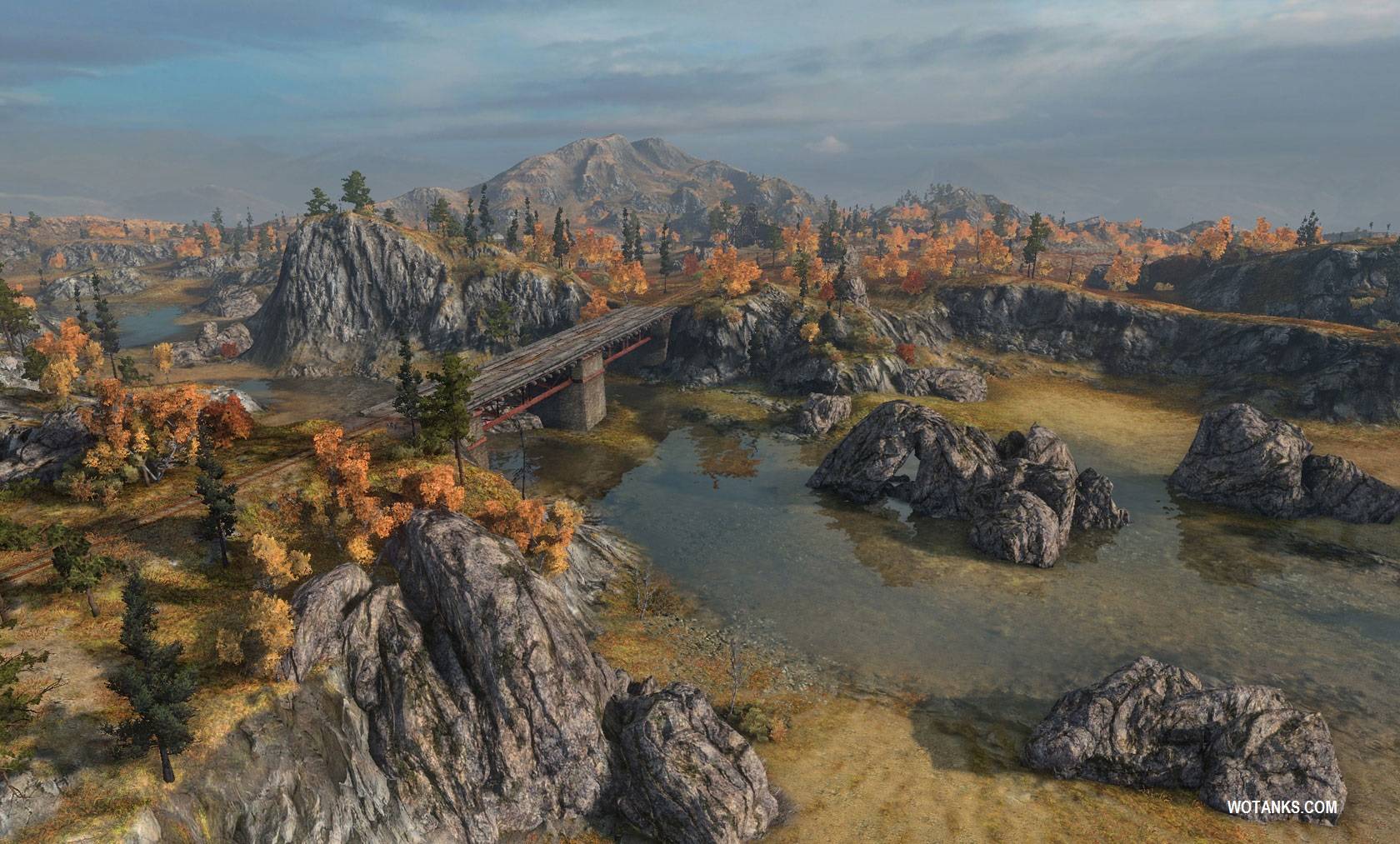 Тундра - карта World of Tanks