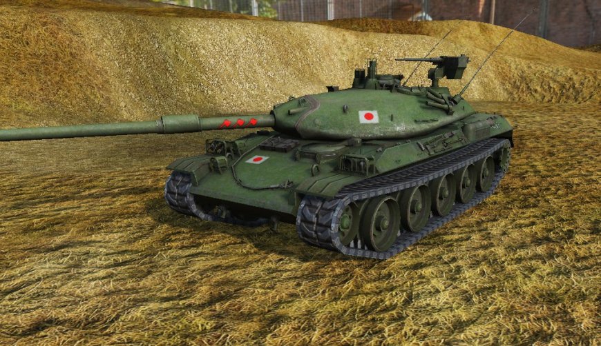 Отметки на стволах Японских танков