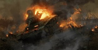 Горящий танк WoT Как поджигать танки?