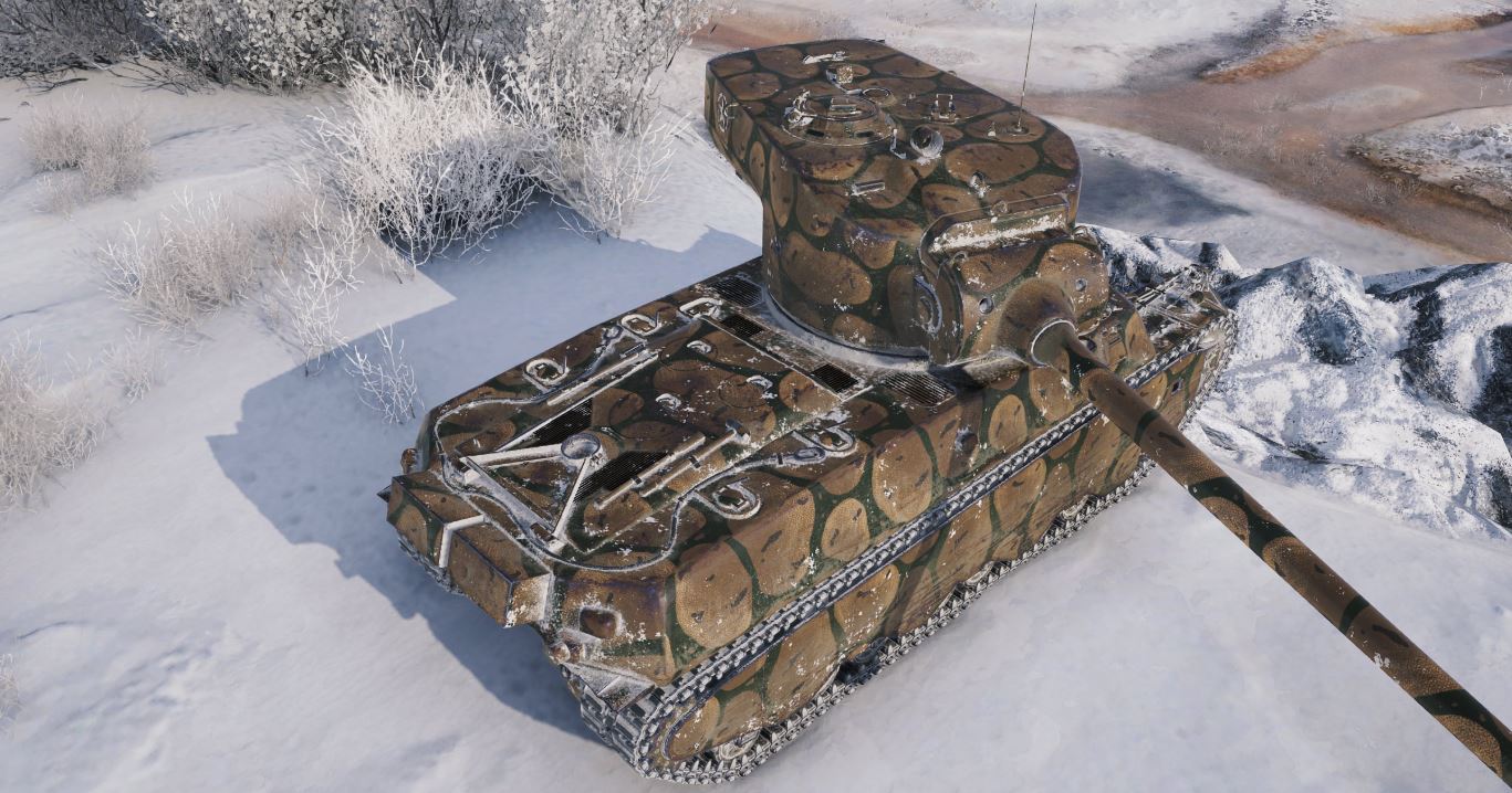 Камуфляж на танк по акции на 8 лет World of  Tanks