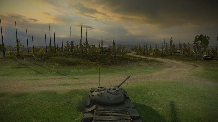 Деревья без листьев в World of Tanks